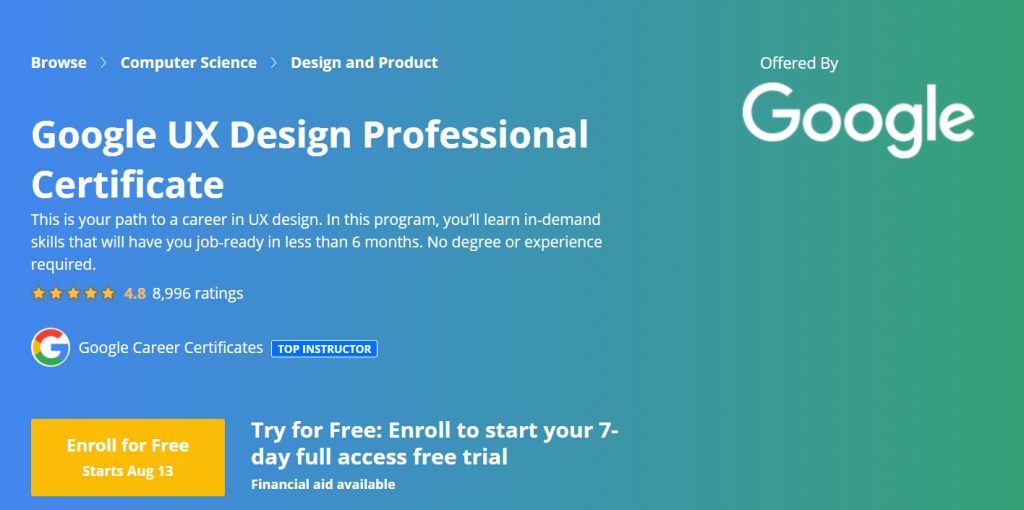 How Much Does Google UX Design Certificate Cost