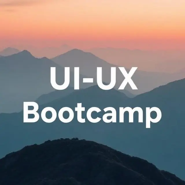 UI UX bootcamp
